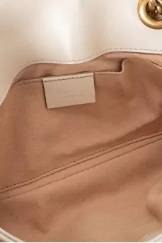 Стеганая сумка GG Marmont из кожи