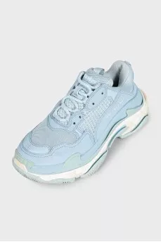 Blue Triple S sneakers