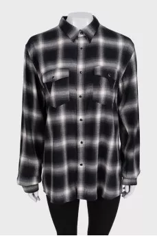 Black and white printed shirt