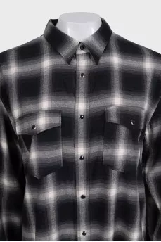 Black and white printed shirt