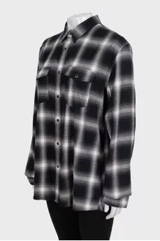 Black and white printed shirt
