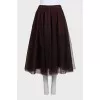 Red fitted skirt