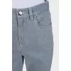 Light blue high-waist jeans