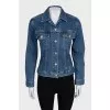 Denim jacket with signature embroidery