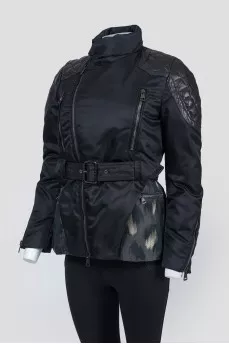 Black peplum jacket