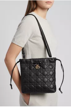 Leather shoulder bag