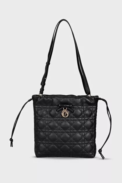 Leather shoulder bag