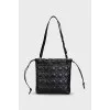 Leather shoulder bag
