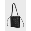 Leather shoulder bag