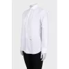 White shirt with logo