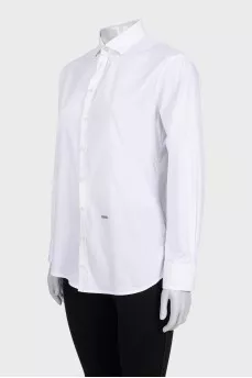 White shirt with logo