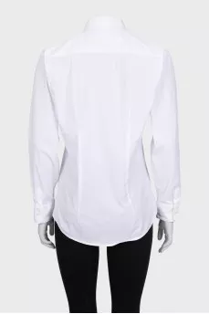 White shirt with logo