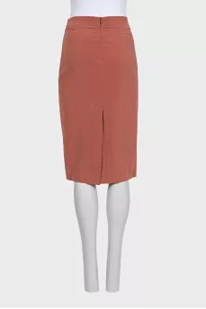 Спідниця прямого крою з шовку