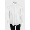 Men's white shirt with cufflinks