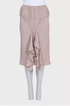 Vintage pink top and skirt suit