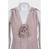 Vintage pink top and skirt suit