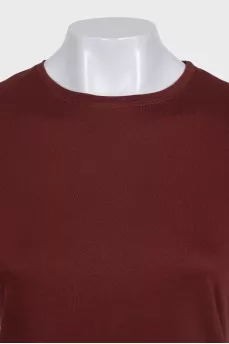 Brown straight T-shirt