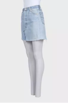 Джинсова блакитна спідниця by Re/Done x Levi's