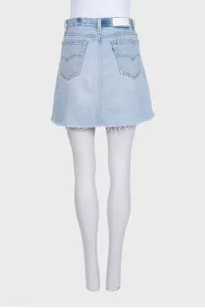 Джинсова блакитна спідниця by Re/Done x Levi's