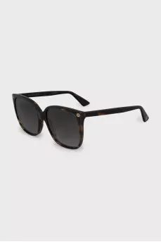 Grand sunglasses in a square brown frame