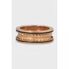 Men's rose gold ring