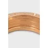Men's rose gold ring