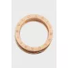 Men's rose gold ring