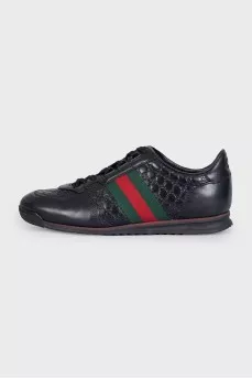 Men's black Screener sneakers
