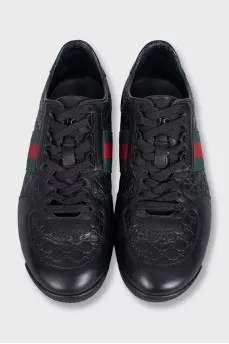 Men's black Screener sneakers