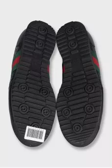Men's black Screener sneakers