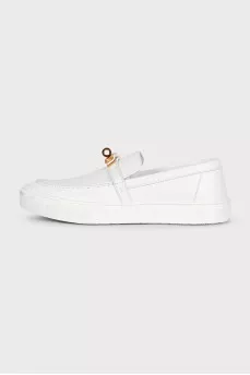 White Game loafers