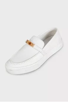 White Game loafers