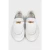 White Game loafers