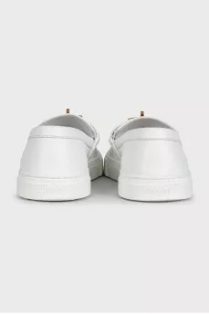 White Game loafers