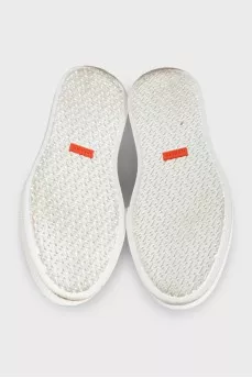 White Game loafers