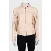 Jacket with patch pockets