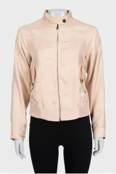 Jacket with patch pockets