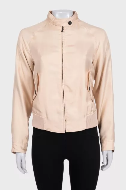 Jacket with patch pockets