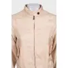 Jacket with patch pockets