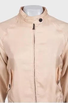 Jacket with patch pockets