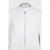 White cropped wool coat