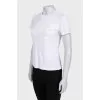 T-shirt with white logo