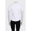 T-shirt with white logo