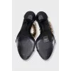 Босоніжки чорного кольору Falabella