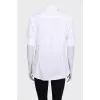 White short sleeve shirt with tag