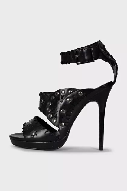 Черные босоножки by Jimmy Choo x H&M