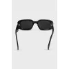 Black sunglasses with logo