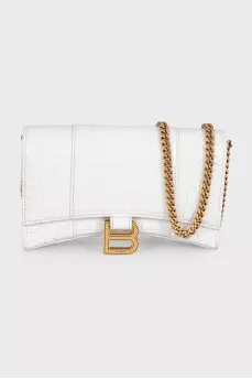 Сумка Hourglass Wallet on Chain из кожи