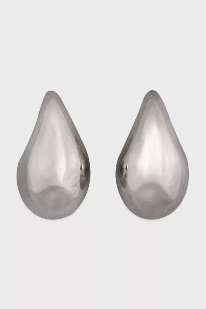 Серебряные фигурные серьги