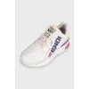 Шкіряні кросівки by Fendi x Fila